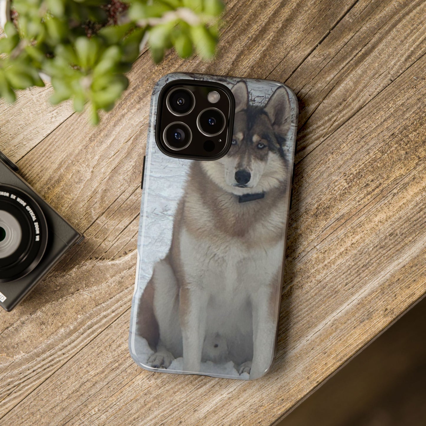 Husky Photo Tough Phone Case — Durable Winter Dog Protective Cover