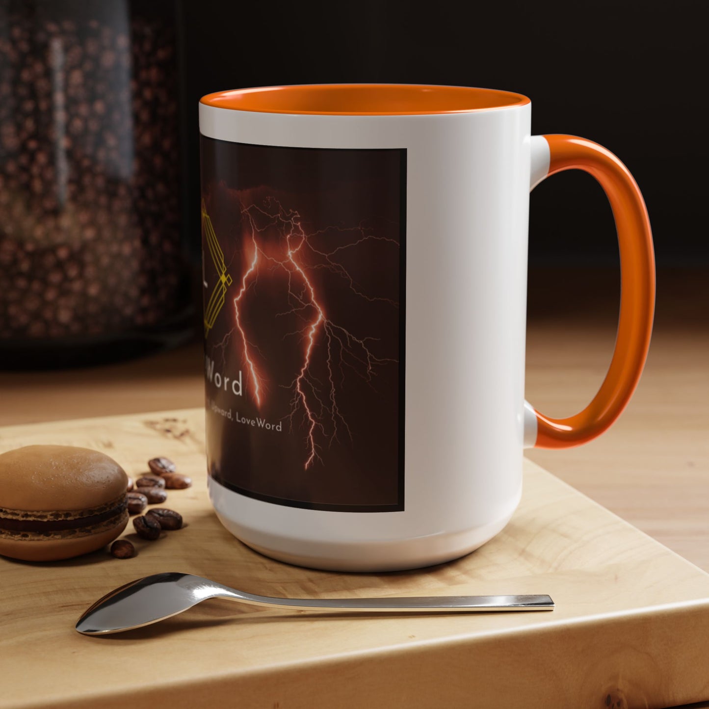 Accent Coffee Mug – LoveWord Lightning Logo Coffee Mug (11/15oz)