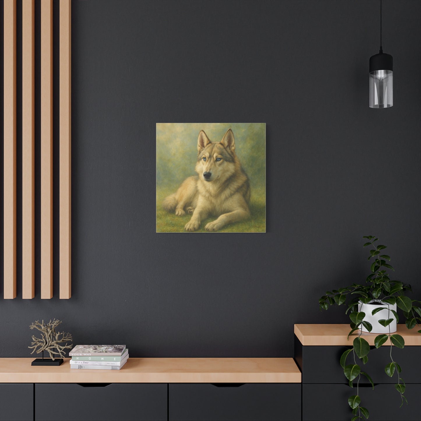 Thor – The Light Within Premium Poster Print, Canvas Wall Art —  Animal Portrait, Light Hybrid, Animal Lover Gift, LoveWord, Pet Art, Inspirational Wall Art, Hybrid Portrait, Rescue Animal, Art Print, Canvas Art, LoveWord Limited Edition Print