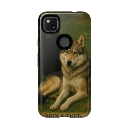 The Hybrids Legends Phone Case — Odin & Thor Vintage Canine Art Protective Cover