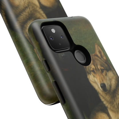 The Hybrids Legends Phone Case — Odin & Thor Vintage Canine Art Protective Cover