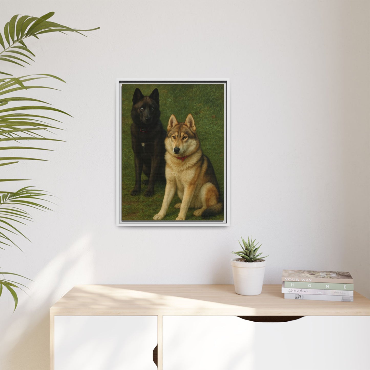 Odin & Thor Hybrid Legends Framed Matte Canvas Art