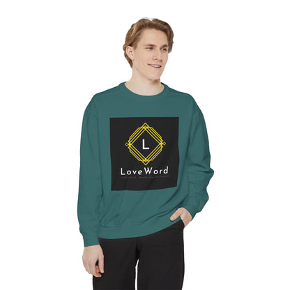 LoveWord Branded Sweatshirt — Minimal Geometric Crewneck