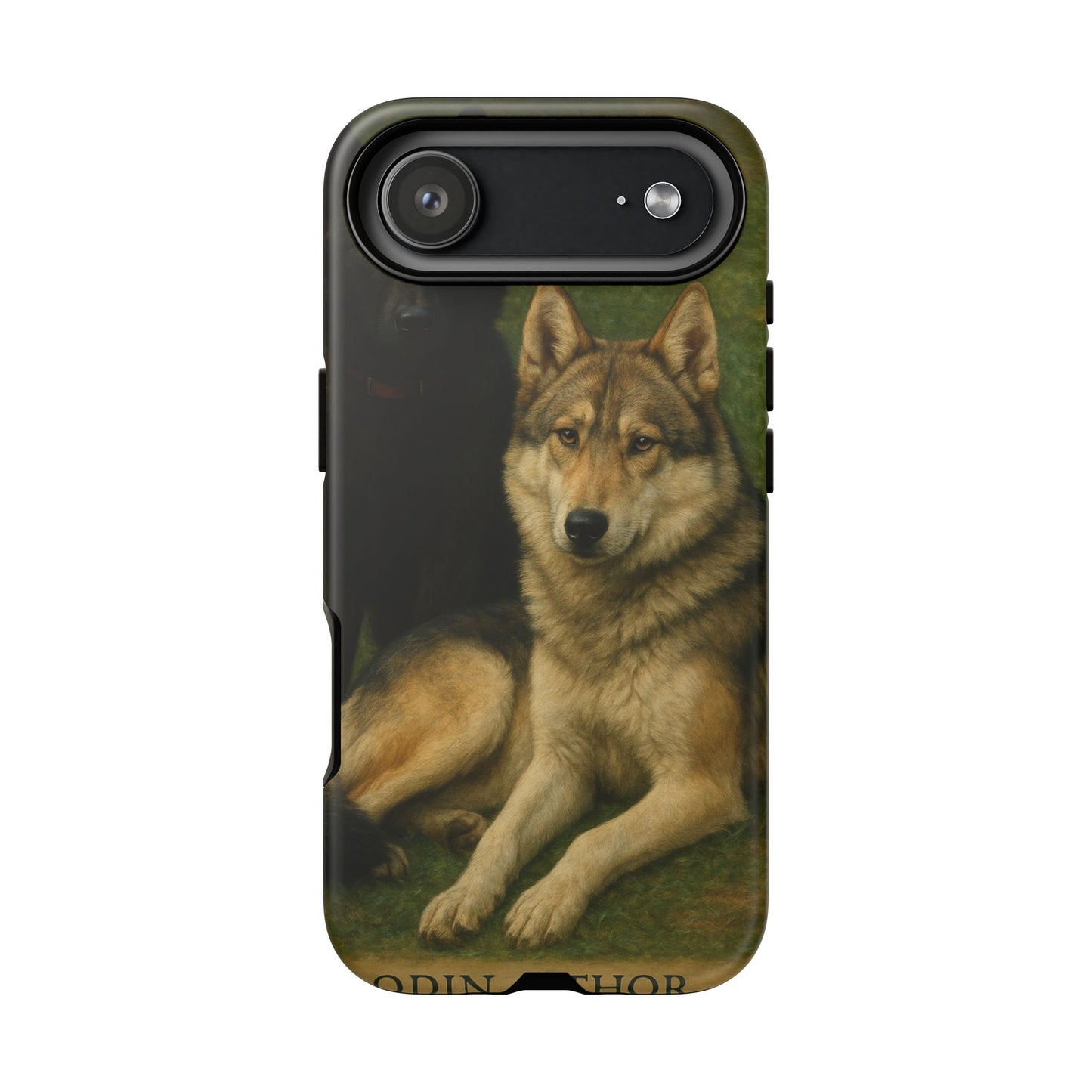 The Hybrids Legends Phone Case — Odin & Thor Vintage Canine Art Protective Cover