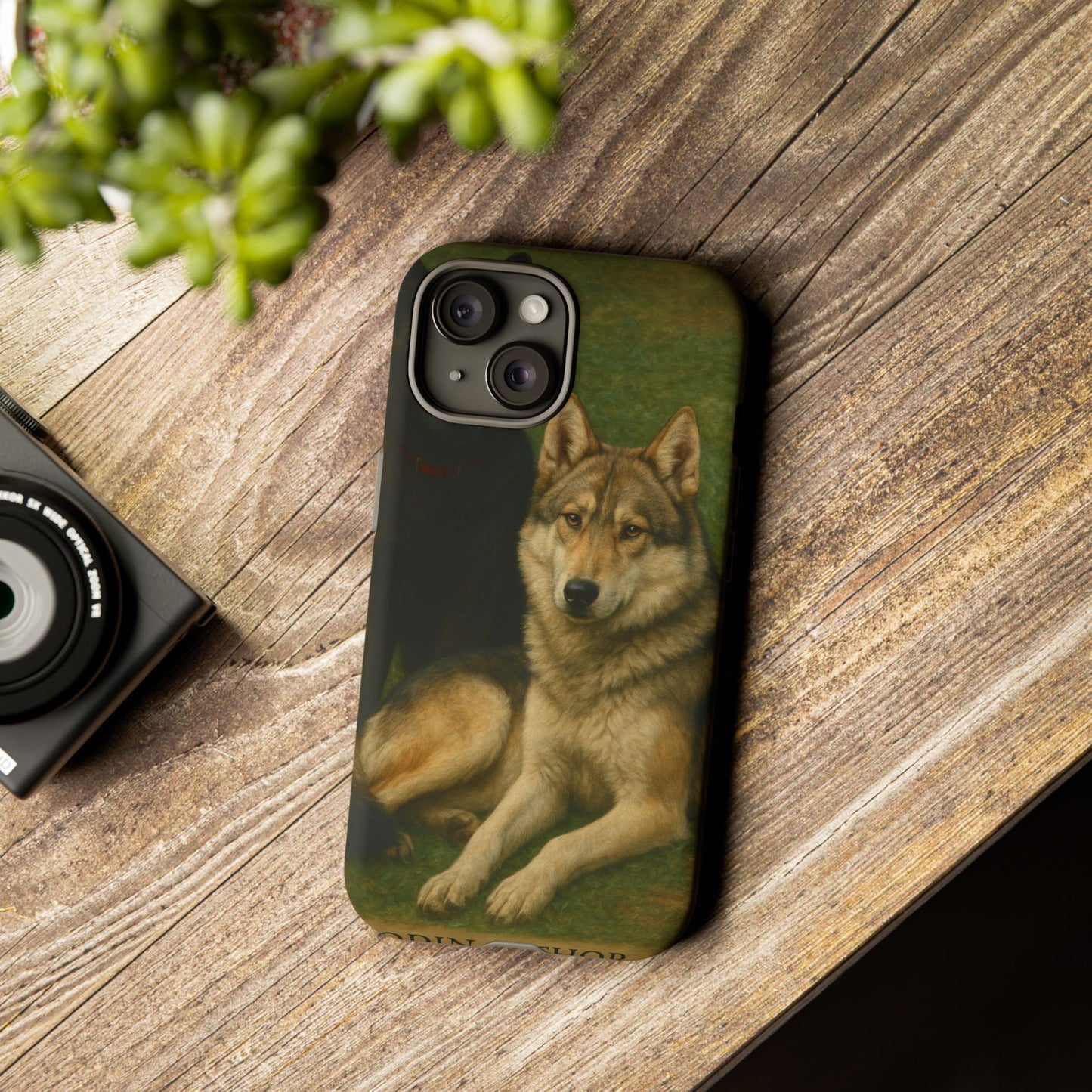 The Hybrids Legends Phone Case — Odin & Thor Vintage Canine Art Protective Cover