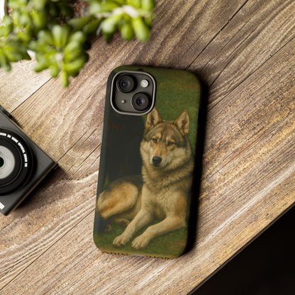 The Hybrids Legends Phone Case — Odin & Thor Vintage Canine Art Protective Cover
