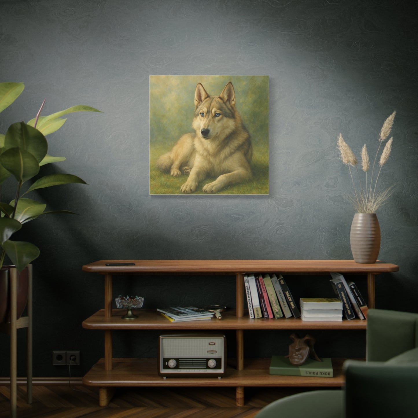 Thor – The Light Within Premium Poster Print, Canvas Wall Art —  Animal Portrait, Light Hybrid, Animal Lover Gift, LoveWord, Pet Art, Inspirational Wall Art, Hybrid Portrait, Rescue Animal, Art Print, Canvas Art, LoveWord Limited Edition Print