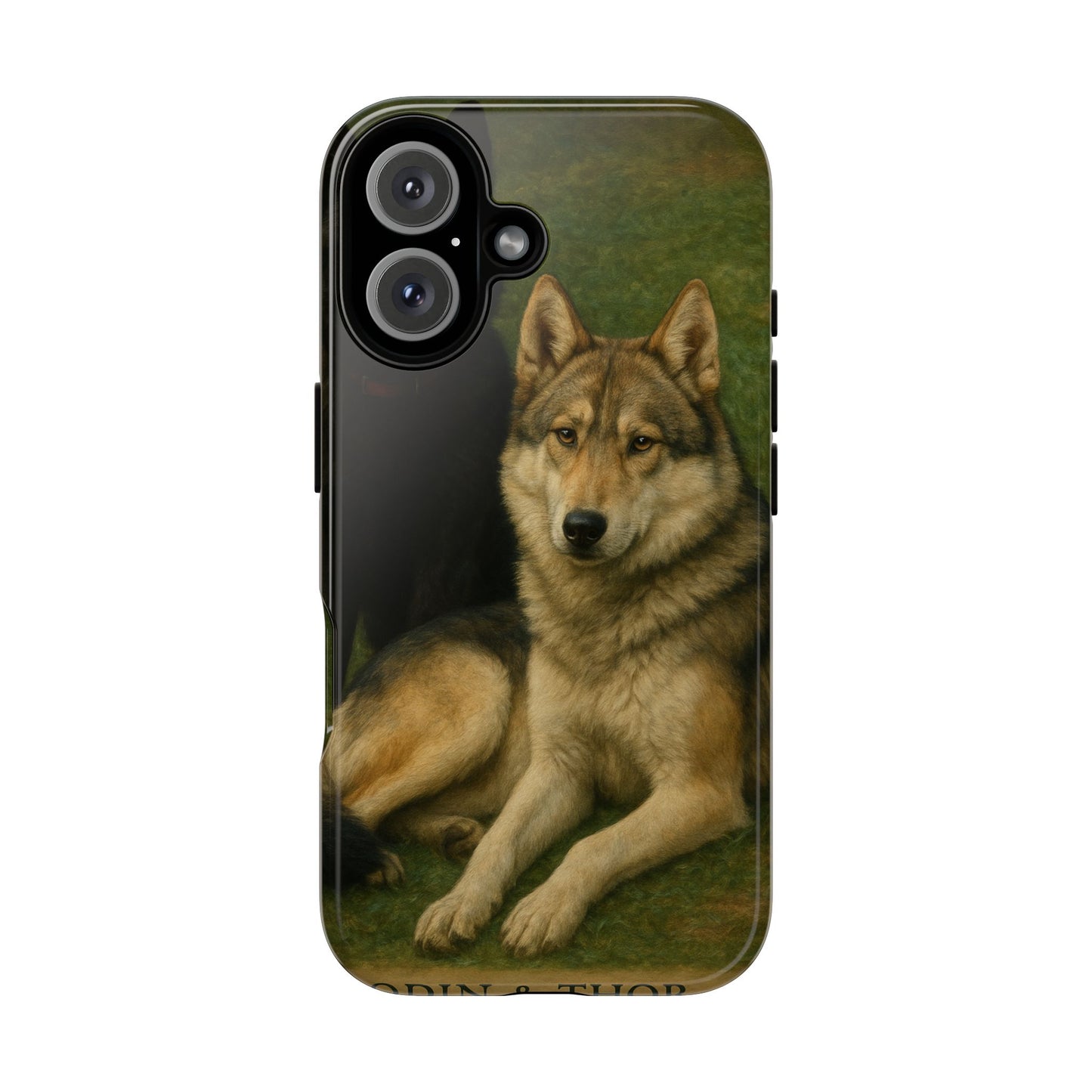 The Hybrids Legends Phone Case — Odin & Thor Vintage Canine Art Protective Cover