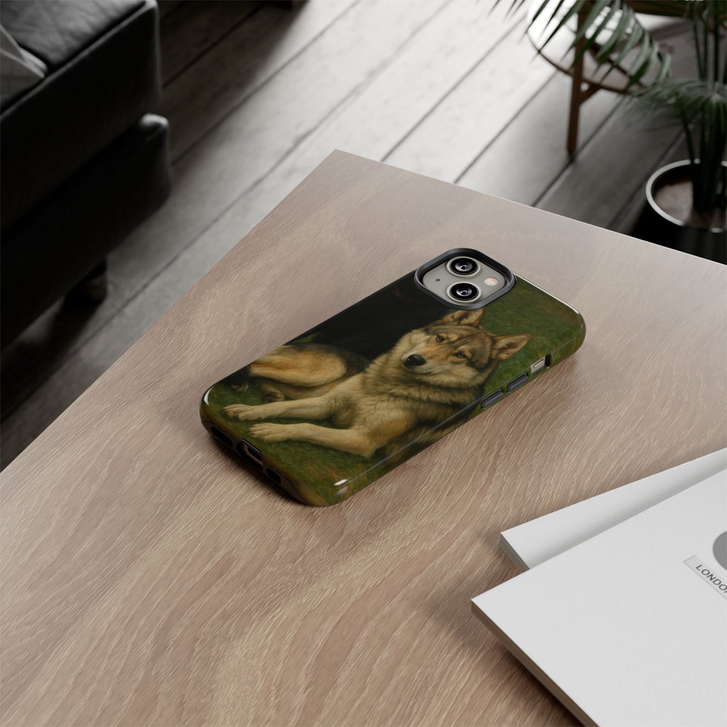 The Hybrids Legends Phone Case — Odin & Thor Vintage Canine Art Protective Cover