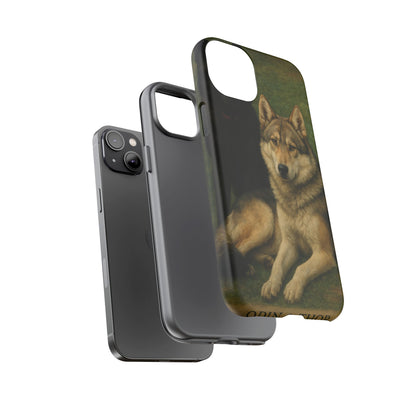The Hybrids Legends Phone Case — Odin & Thor Vintage Canine Art Protective Cover