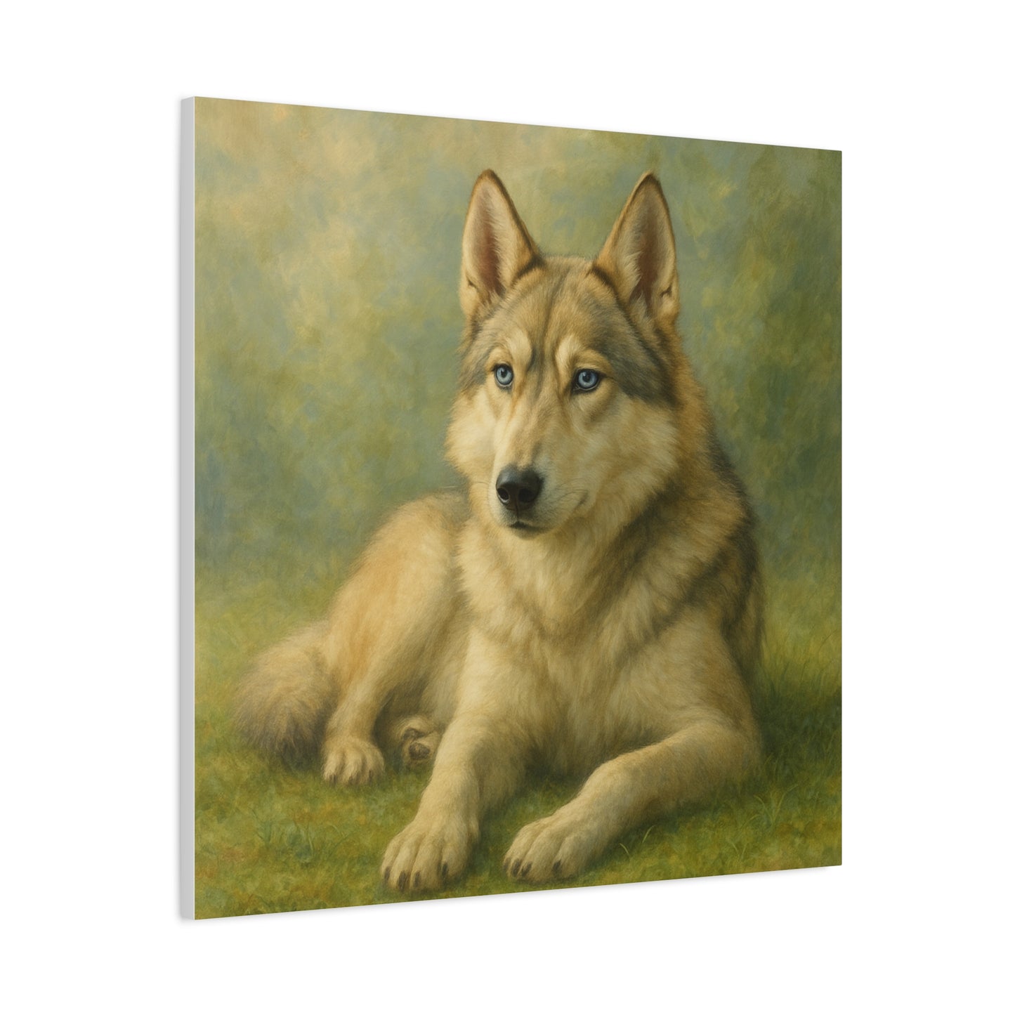 Thor – The Light Within Premium Poster Print, Canvas Wall Art —  Animal Portrait, Light Hybrid, Animal Lover Gift, LoveWord, Pet Art, Inspirational Wall Art, Hybrid Portrait, Rescue Animal, Art Print, Canvas Art, LoveWord Limited Edition Print