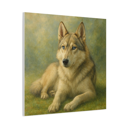 Thor – The Light Within Premium Poster Print, Canvas Wall Art —  Animal Portrait, Light Hybrid, Animal Lover Gift, LoveWord, Pet Art, Inspirational Wall Art, Hybrid Portrait, Rescue Animal, Art Print, Canvas Art, LoveWord Limited Edition Print