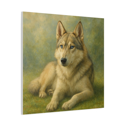 Thor – The Light Within Premium Poster Print, Canvas Wall Art —  Animal Portrait, Light Hybrid, Animal Lover Gift, LoveWord, Pet Art, Inspirational Wall Art, Hybrid Portrait, Rescue Animal, Art Print, Canvas Art, LoveWord Limited Edition Print