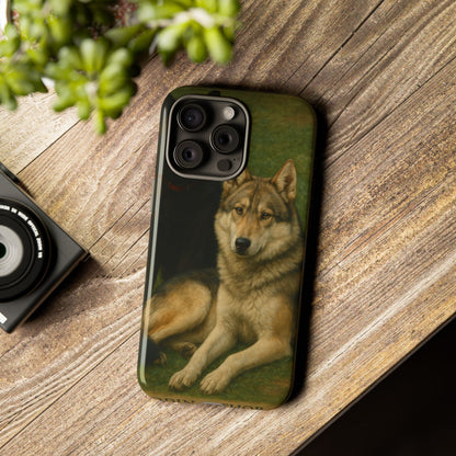 The Hybrids Legends Phone Case — Odin & Thor Vintage Canine Art Protective Cover