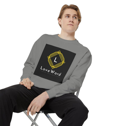 LoveWord Branded Sweatshirt — Minimal Geometric Crewneck