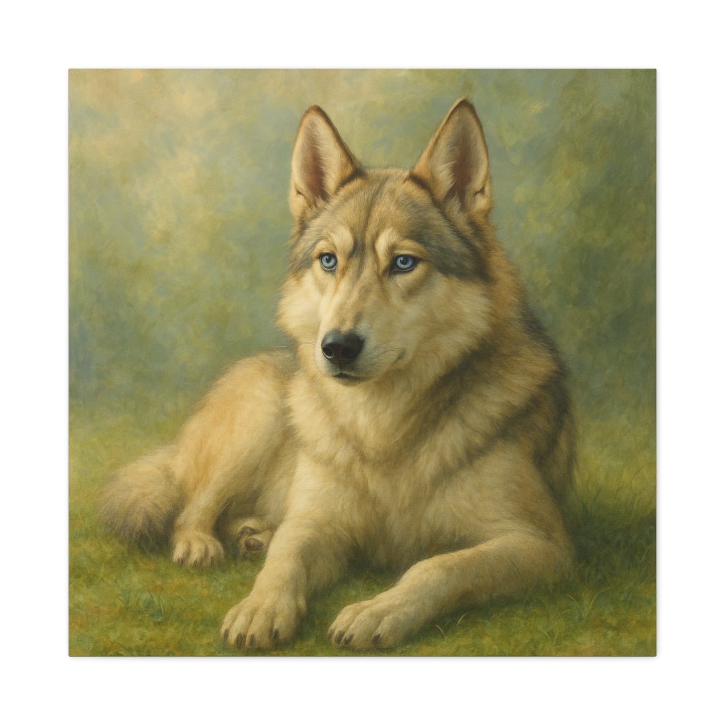 Thor – The Light Within Premium Poster Print, Canvas Wall Art —  Animal Portrait, Light Hybrid, Animal Lover Gift, LoveWord, Pet Art, Inspirational Wall Art, Hybrid Portrait, Rescue Animal, Art Print, Canvas Art, LoveWord Limited Edition Print