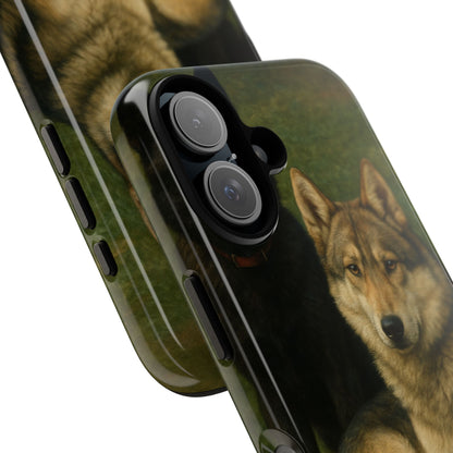 The Hybrids Legends Phone Case — Odin & Thor Vintage Canine Art Protective Cover