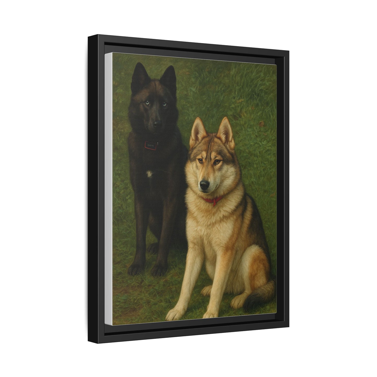 Odin & Thor Hybrid Legends Framed Matte Canvas Art