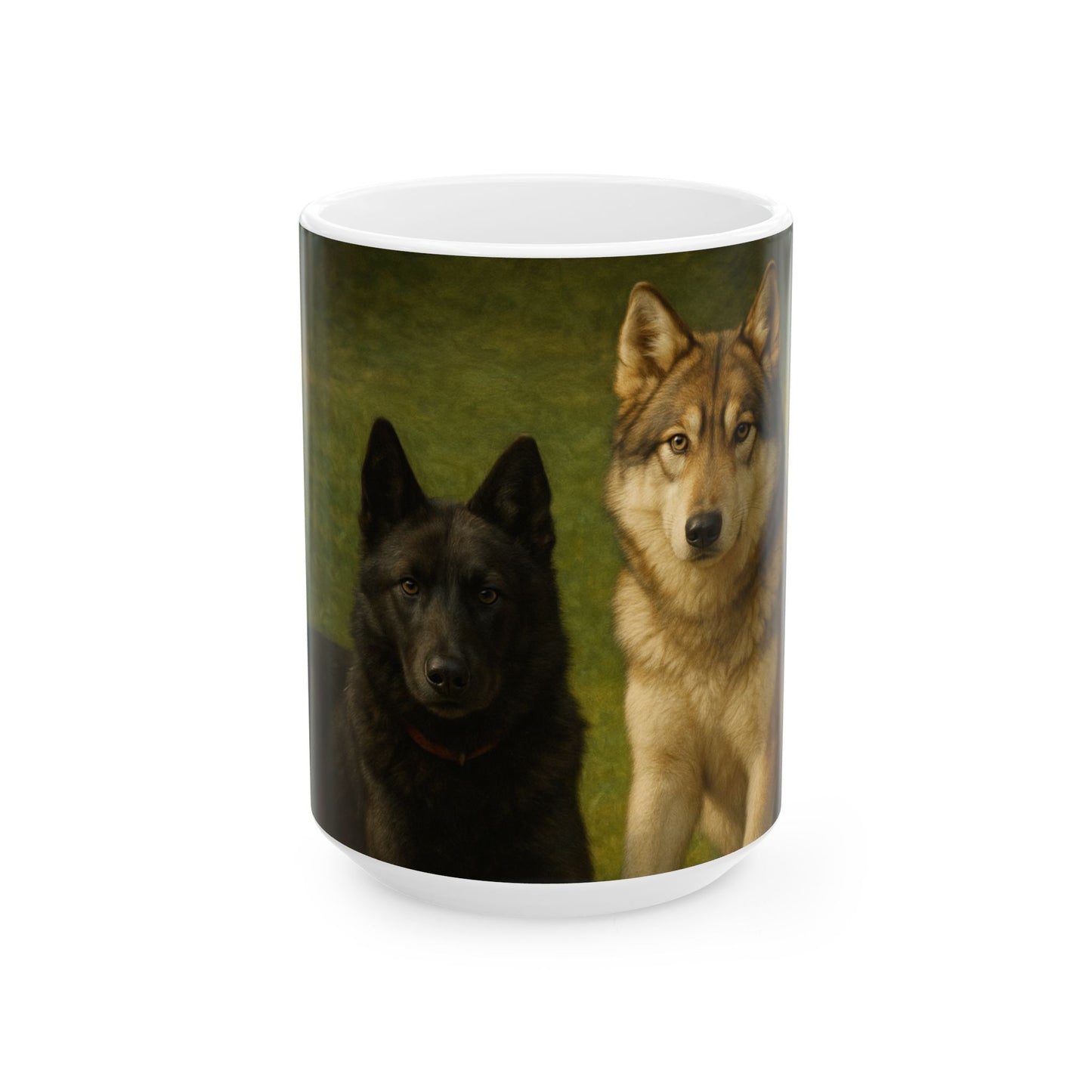 Odin and Thor, the Hybrid Legends Ceramic Mug – Realistic Hybrids Portrait Coffee Cup (11oz, 15oz)