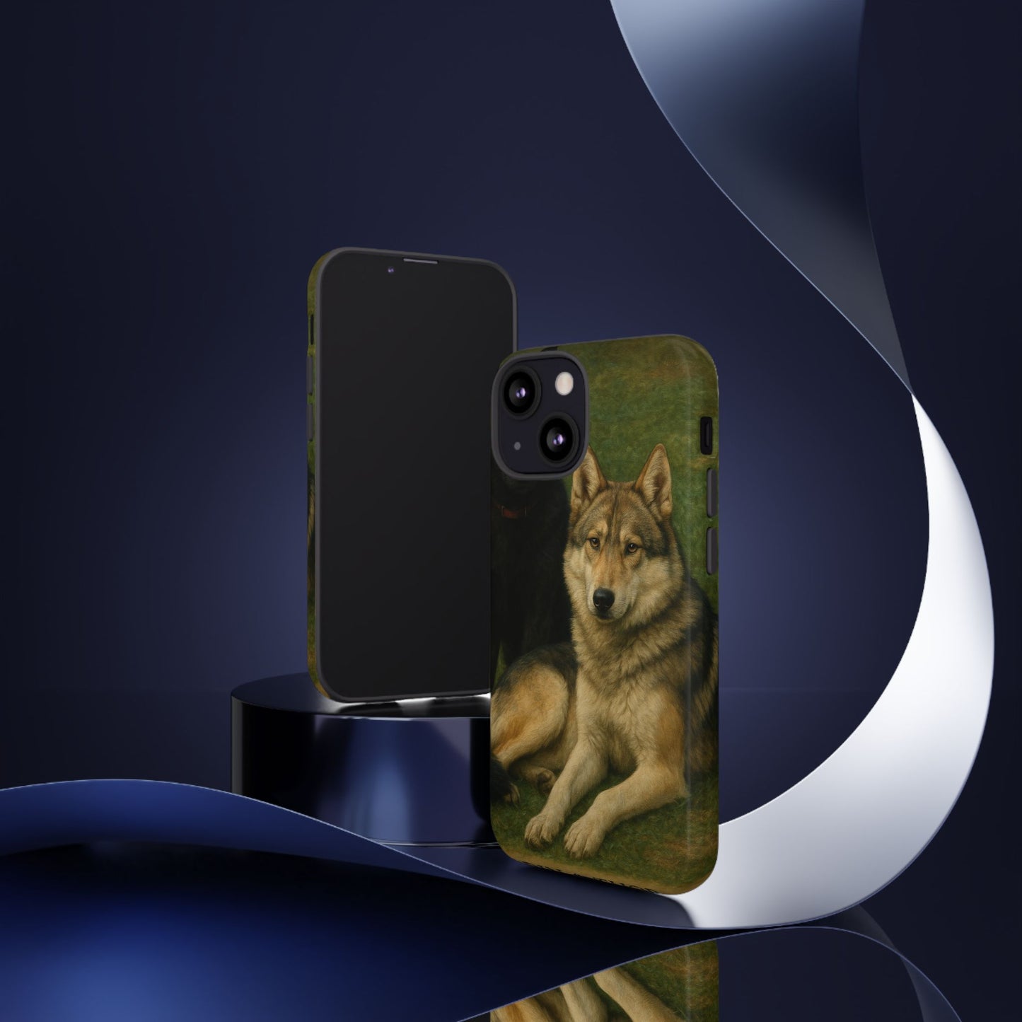 The Hybrids Legends Phone Case — Odin & Thor Vintage Canine Art Protective Cover