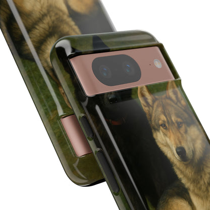 The Hybrids Legends Phone Case — Odin & Thor Vintage Canine Art Protective Cover