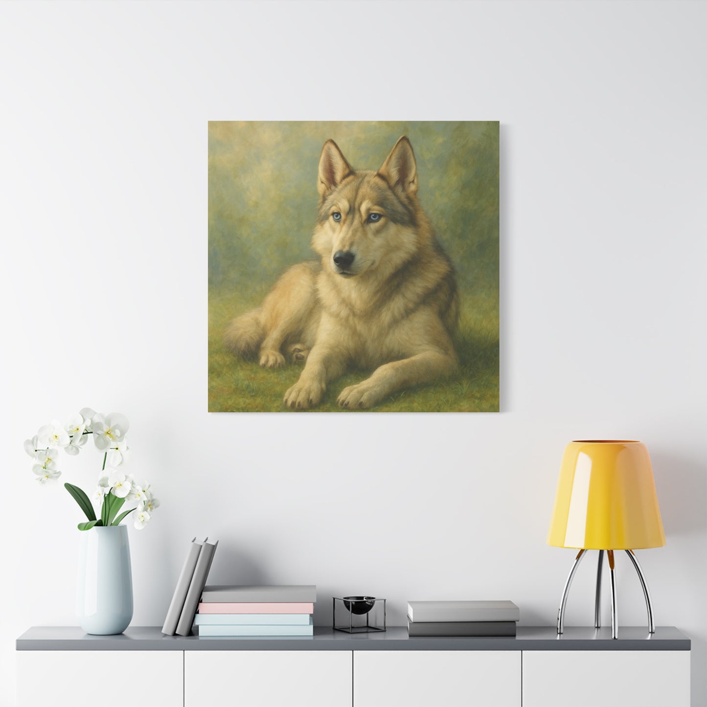 Thor – The Light Within Premium Poster Print, Canvas Wall Art —  Animal Portrait, Light Hybrid, Animal Lover Gift, LoveWord, Pet Art, Inspirational Wall Art, Hybrid Portrait, Rescue Animal, Art Print, Canvas Art, LoveWord Limited Edition Print