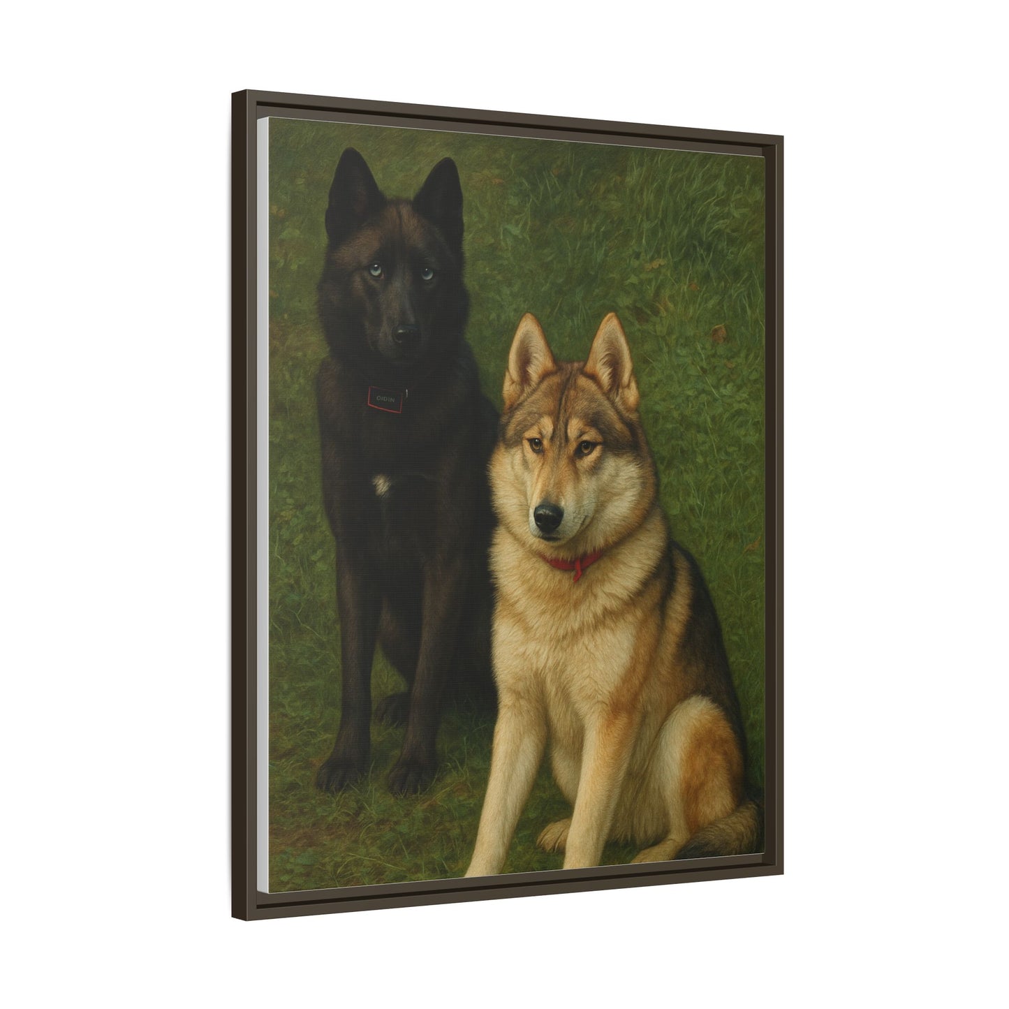 Odin & Thor Hybrid Legends Framed Matte Canvas Art