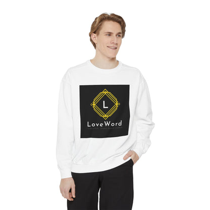 LoveWord Branded Sweatshirt — Minimal Geometric Crewneck