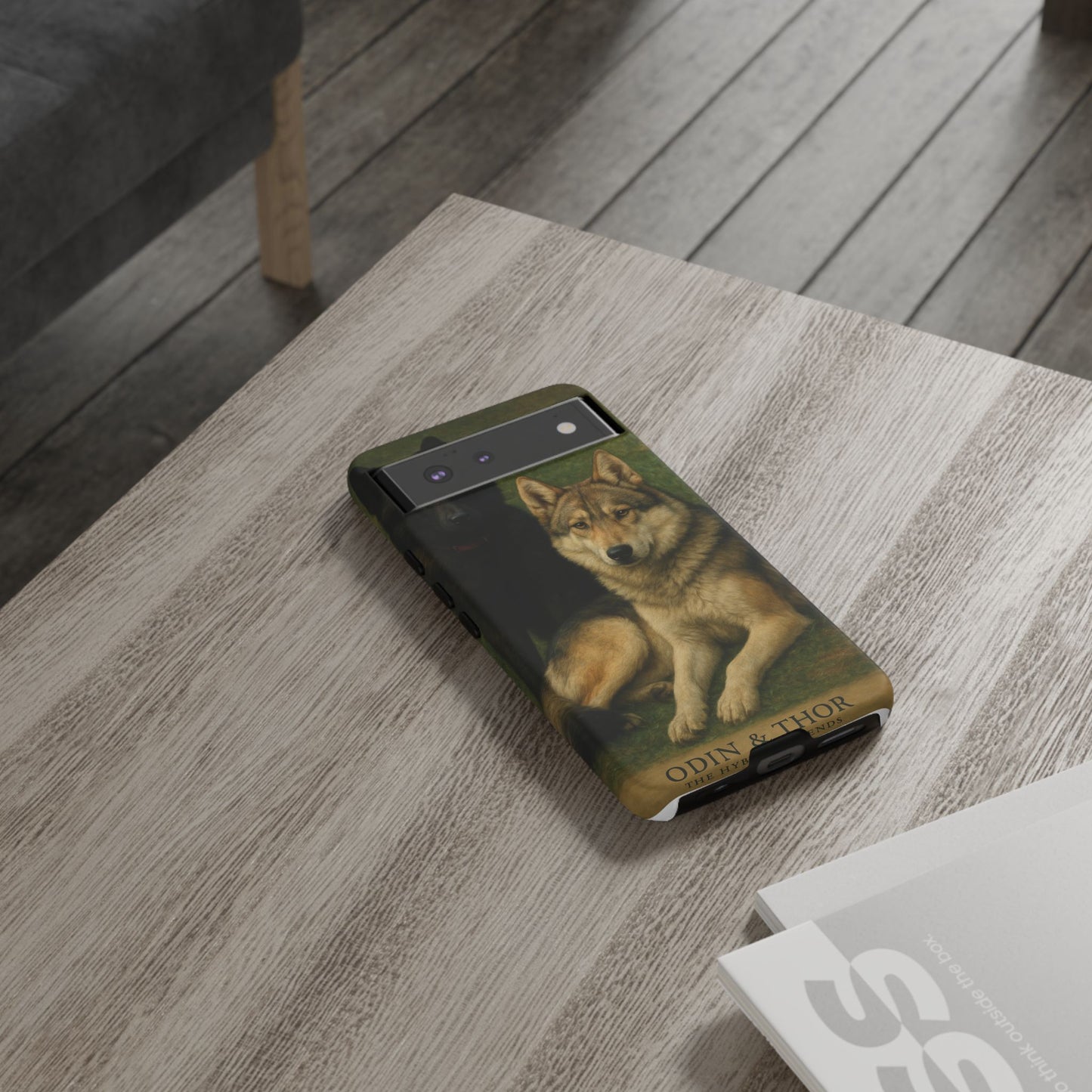 The Hybrids Legends Phone Case — Odin & Thor Vintage Canine Art Protective Cover