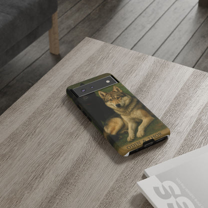 The Hybrids Legends Phone Case — Odin & Thor Vintage Canine Art Protective Cover