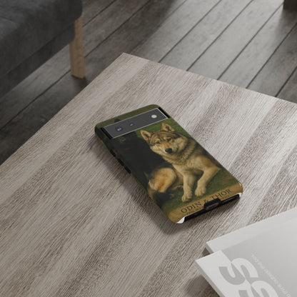 The Hybrids Legends Phone Case — Odin & Thor Vintage Canine Art Protective Cover