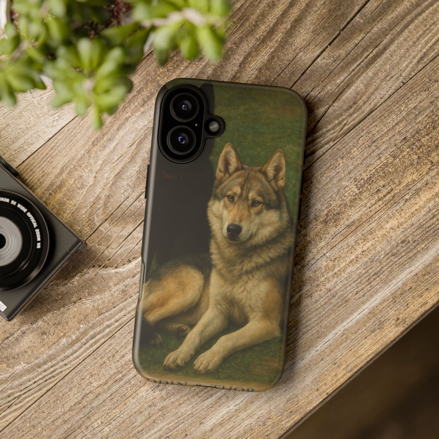 The Hybrids Legends Phone Case — Odin & Thor Vintage Canine Art Protective Cover