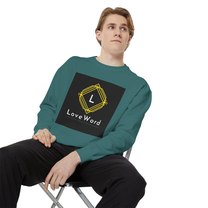LoveWord Branded Sweatshirt — Minimal Geometric Crewneck