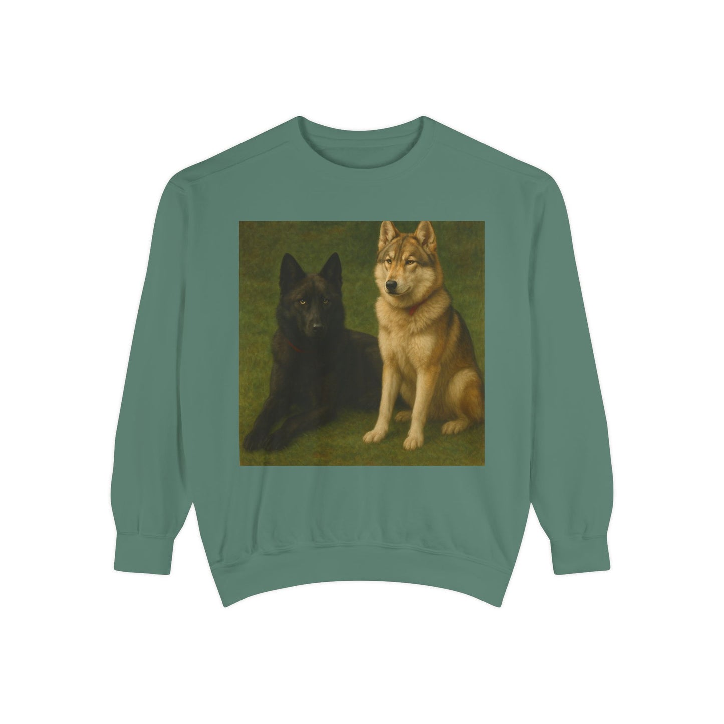 Odin & Thor Hybrid Legends Sweatshirt – Realistic Black & Tan Hybrids Graphic Crewneck