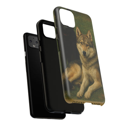 The Hybrids Legends Phone Case — Odin & Thor Vintage Canine Art Protective Cover