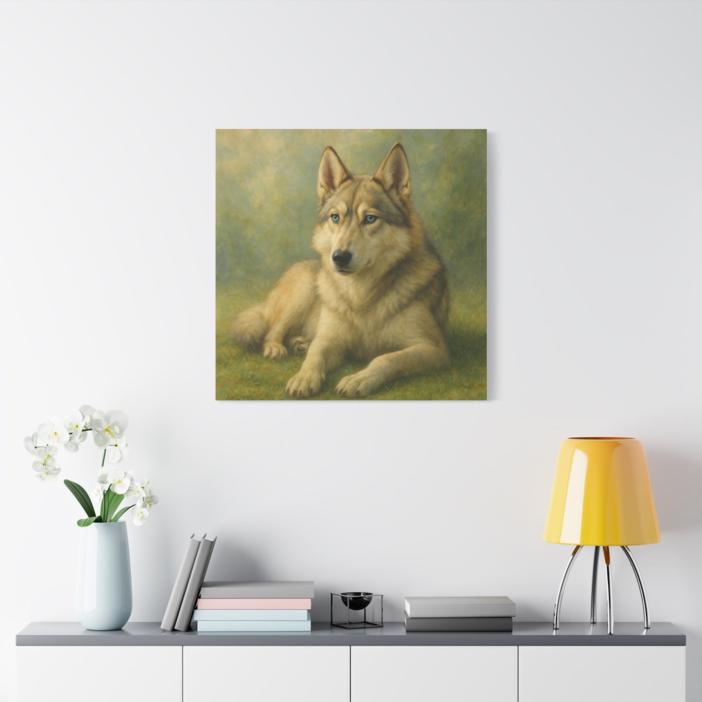 Thor – The Light Within Premium Poster Print, Canvas Wall Art —  Animal Portrait, Light Hybrid, Animal Lover Gift, LoveWord, Pet Art, Inspirational Wall Art, Hybrid Portrait, Rescue Animal, Art Print, Canvas Art, LoveWord Limited Edition Print