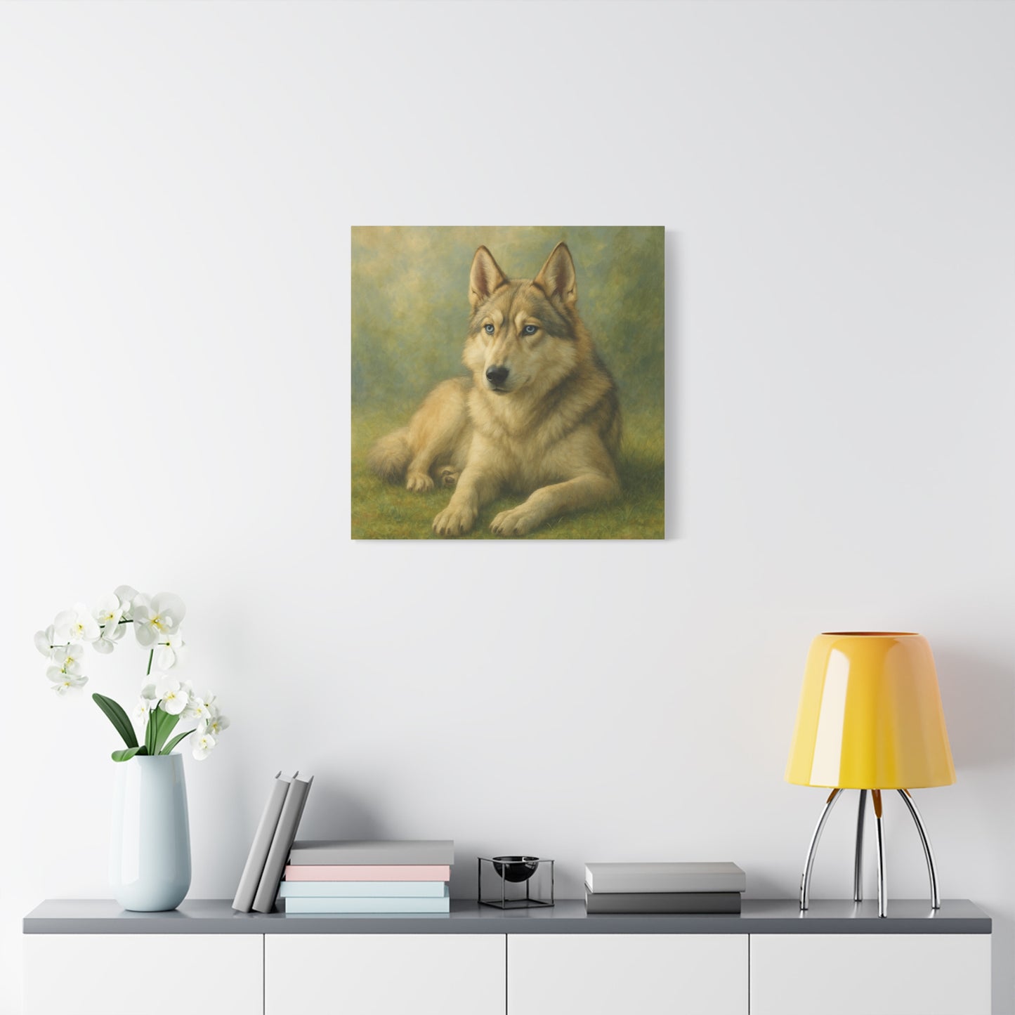 Thor – The Light Within Premium Poster Print, Canvas Wall Art —  Animal Portrait, Light Hybrid, Animal Lover Gift, LoveWord, Pet Art, Inspirational Wall Art, Hybrid Portrait, Rescue Animal, Art Print, Canvas Art, LoveWord Limited Edition Print
