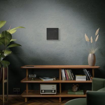 Odin – The Dark Majesty” Premium Poster Print, Black German Shepherd Canvas Wall Art — Dark Moody Animal Portrait