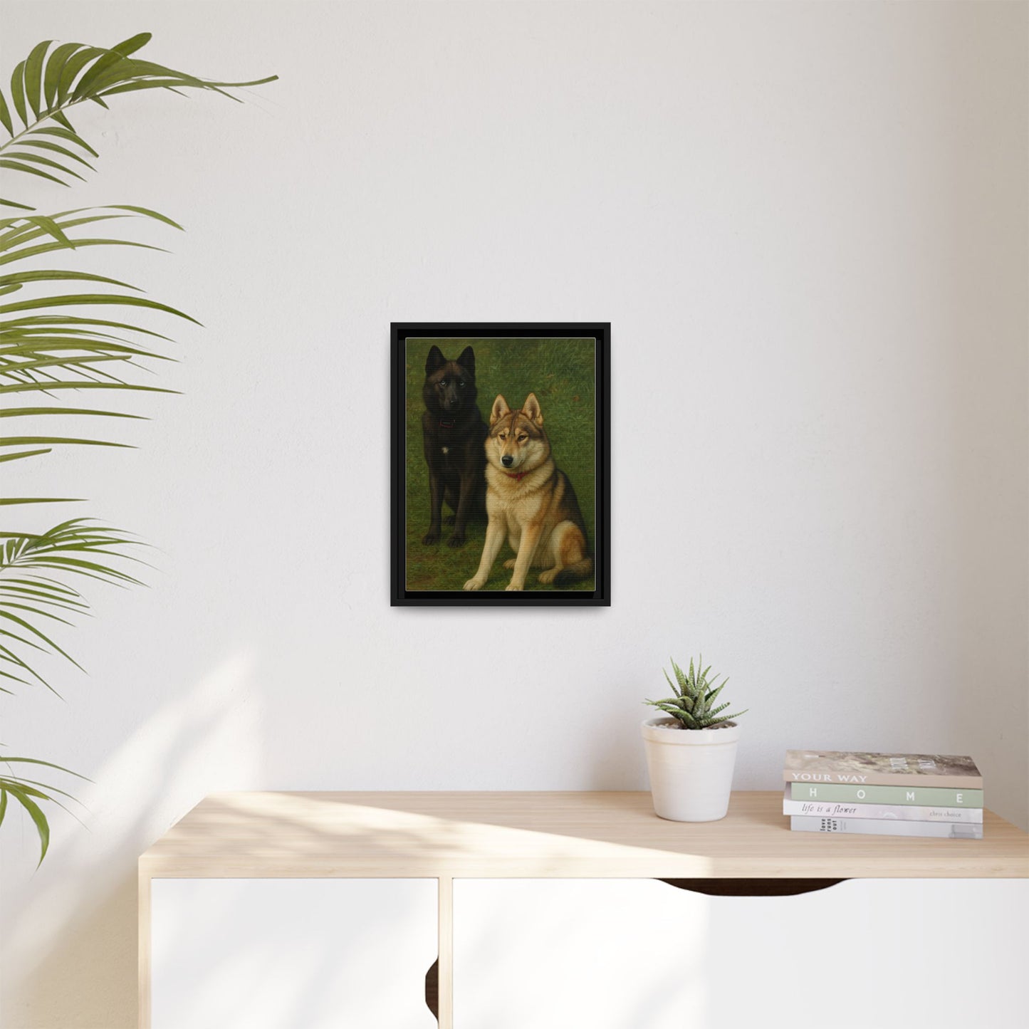 Odin & Thor Hybrid Legends Framed Matte Canvas Art