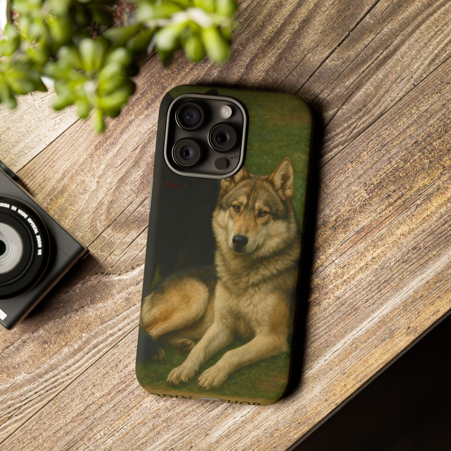 The Hybrids Legends Phone Case — Odin & Thor Vintage Canine Art Protective Cover