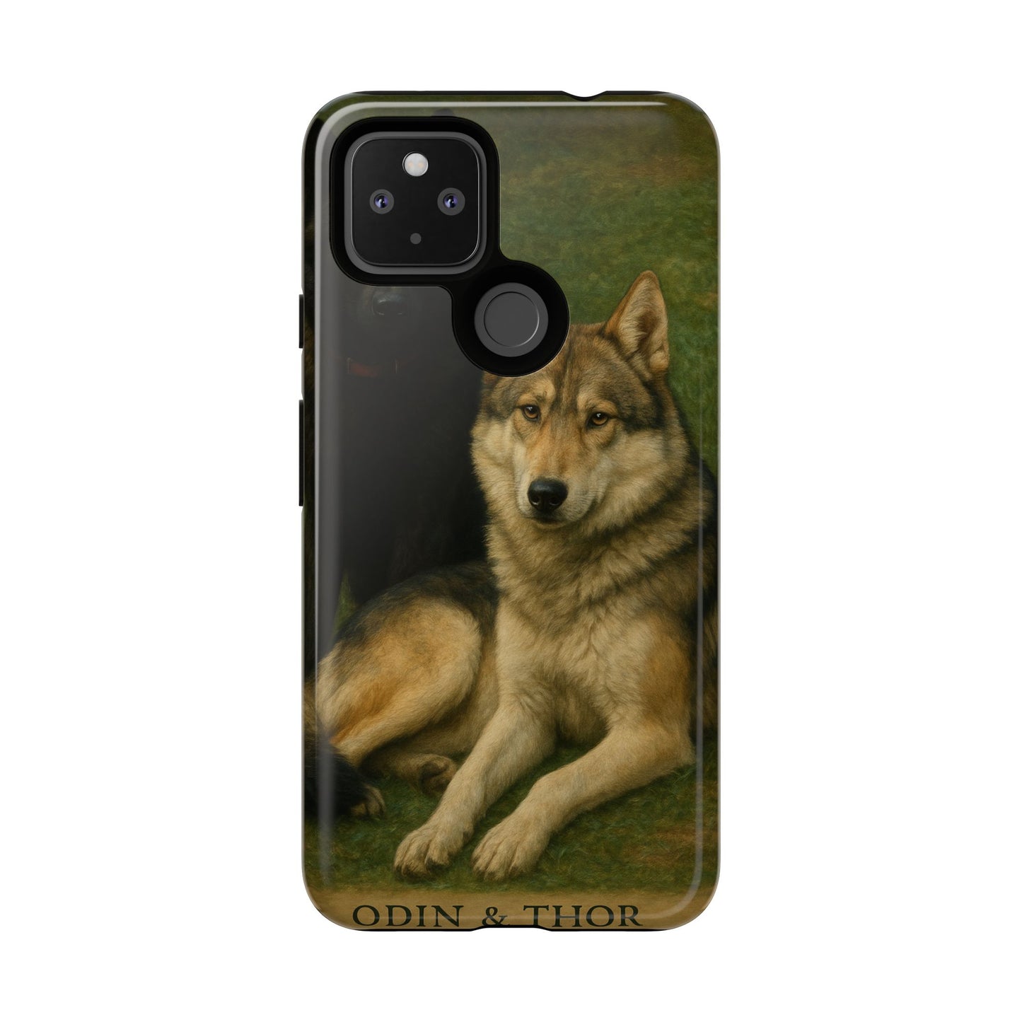 The Hybrids Legends Phone Case — Odin & Thor Vintage Canine Art Protective Cover