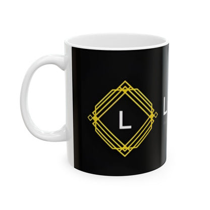 Love Wins Black Ceramic Mug – LoveWord Inspirational Faith Coffee Cup (11oz/15oz)