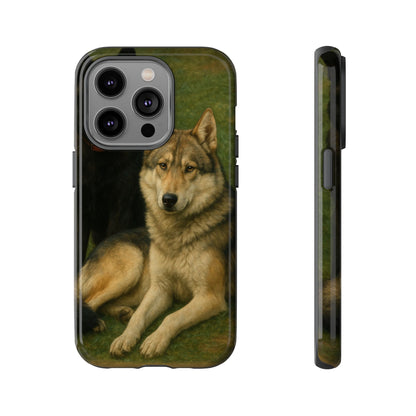 The Hybrids Legends Phone Case — Odin & Thor Vintage Canine Art Protective Cover