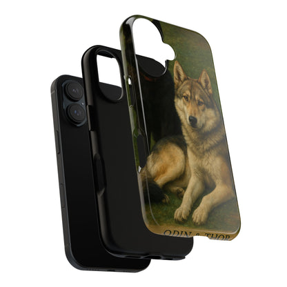 The Hybrids Legends Phone Case — Odin & Thor Vintage Canine Art Protective Cover