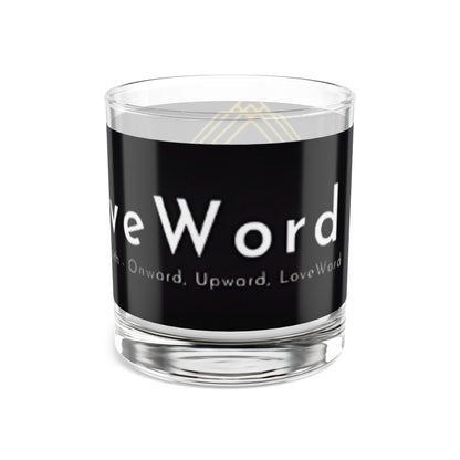 LoveWell Branded 10oz Whiskey Rocks Glass — Logo Barware Gift