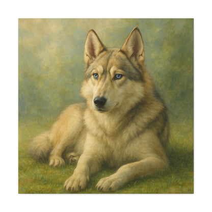 Thor – The Light Within Premium Poster Print, Canvas Wall Art —  Animal Portrait, Light Hybrid, Animal Lover Gift, LoveWord, Pet Art, Inspirational Wall Art, Hybrid Portrait, Rescue Animal, Art Print, Canvas Art, LoveWord Limited Edition Print