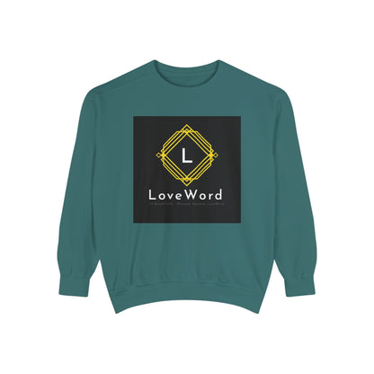 LoveWord Branded Sweatshirt — Minimal Geometric Crewneck