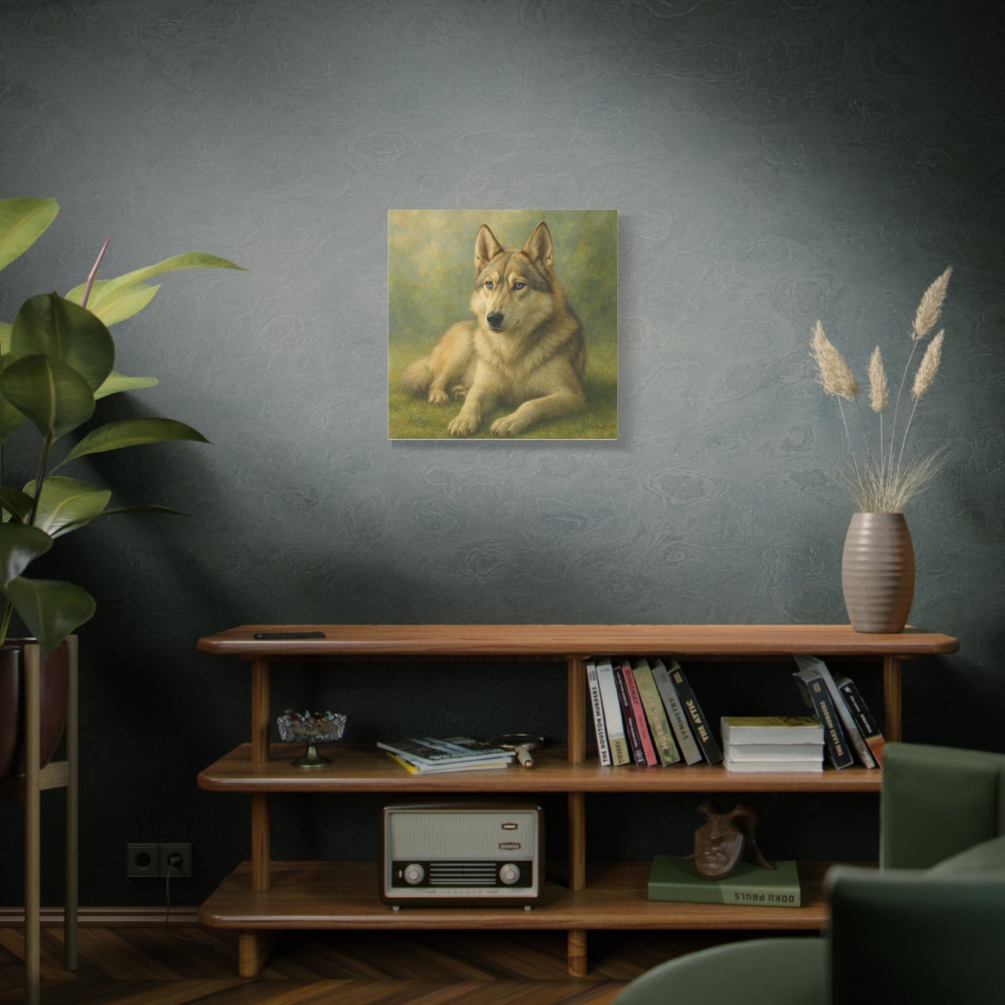 Thor – The Light Within Premium Poster Print, Canvas Wall Art —  Animal Portrait, Light Hybrid, Animal Lover Gift, LoveWord, Pet Art, Inspirational Wall Art, Hybrid Portrait, Rescue Animal, Art Print, Canvas Art, LoveWord Limited Edition Print