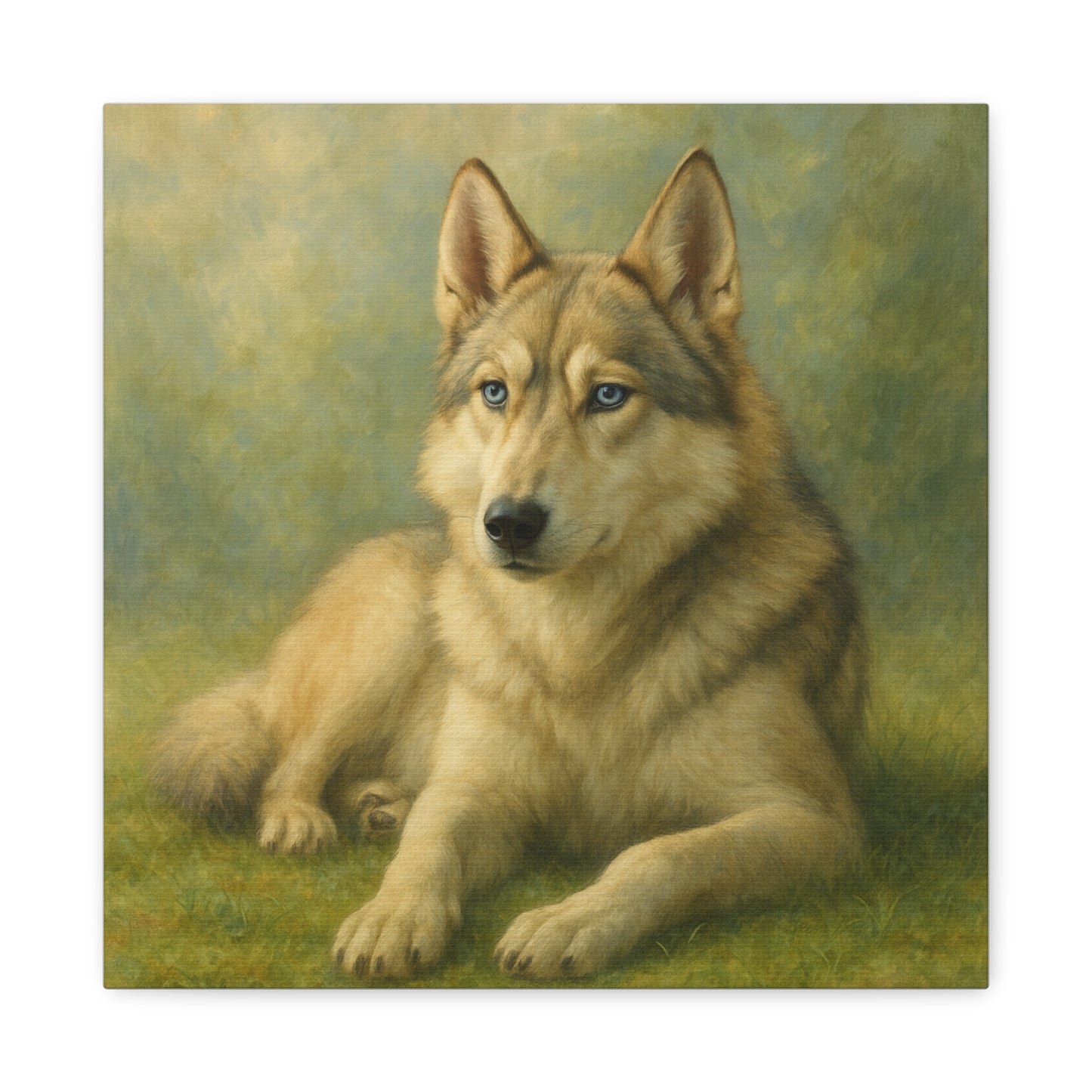 Thor – The Light Within Premium Poster Print, Canvas Wall Art —  Animal Portrait, Light Hybrid, Animal Lover Gift, LoveWord, Pet Art, Inspirational Wall Art, Hybrid Portrait, Rescue Animal, Art Print, Canvas Art, LoveWord Limited Edition Print