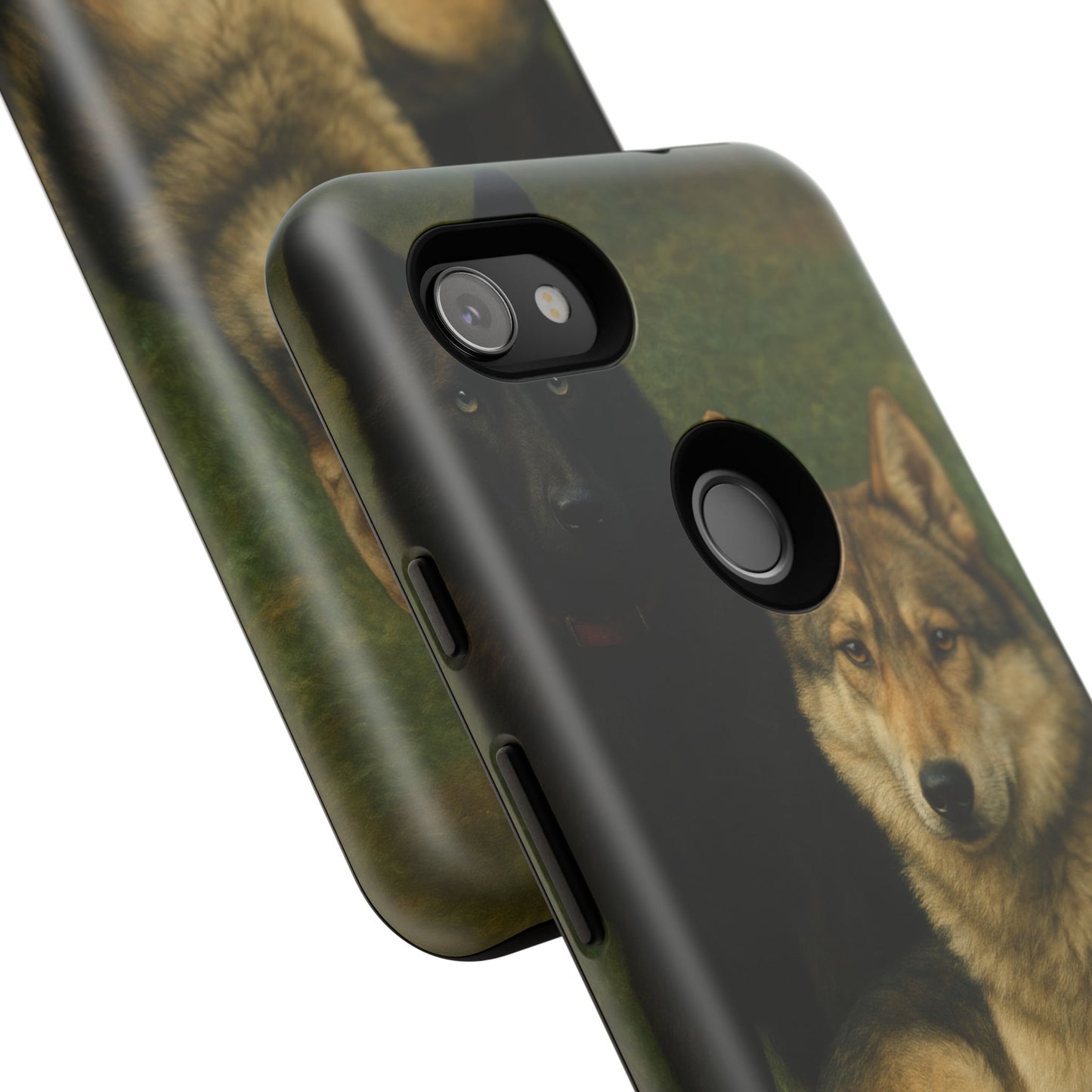 The Hybrids Legends Phone Case — Odin & Thor Vintage Canine Art Protective Cover